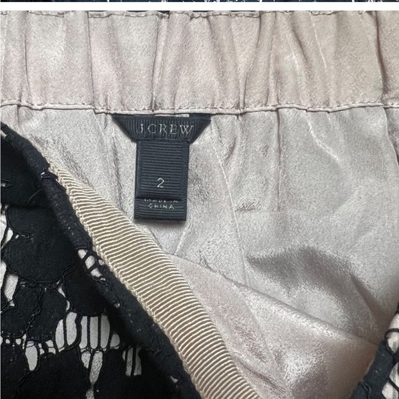NWOT! GLAM up w for weddings, holidays etc. WITH POCKETS! J. Crew lace skirt . - Picture 6 of 7
